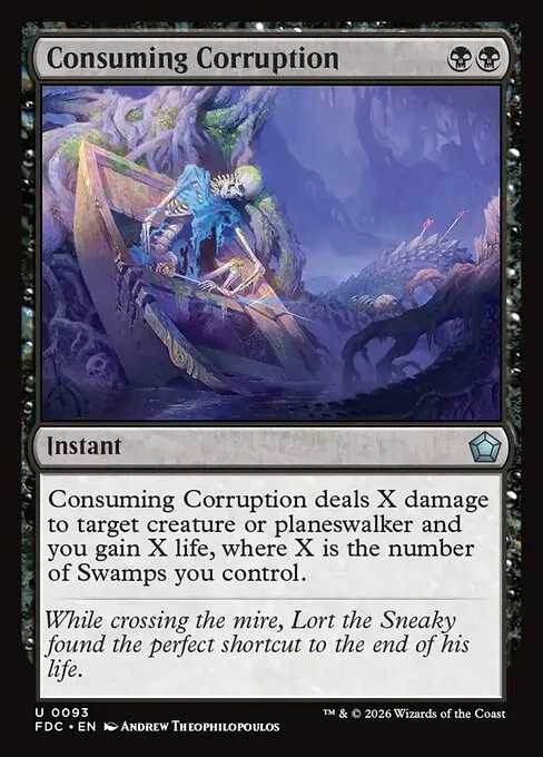 Consuming Corruption · Foundations Commander 93/3