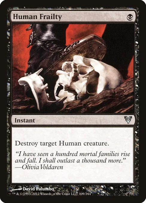 Human Frailty · Avacyn Restored 109/244