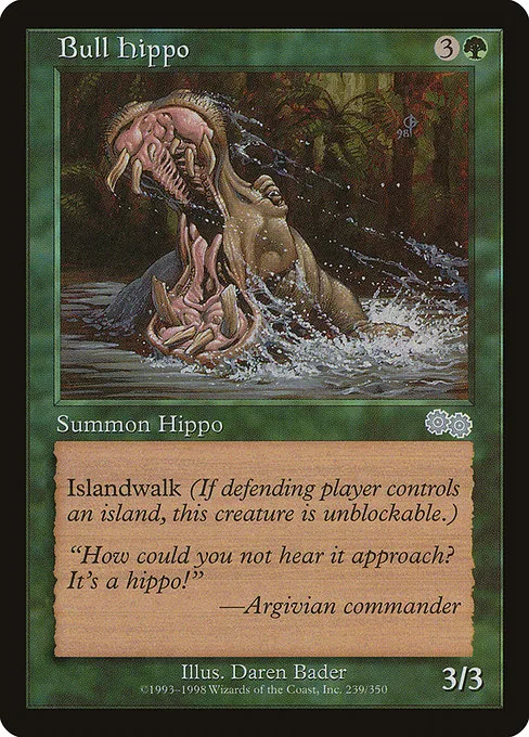 Bull Hippo · Urza's Saga 239/357