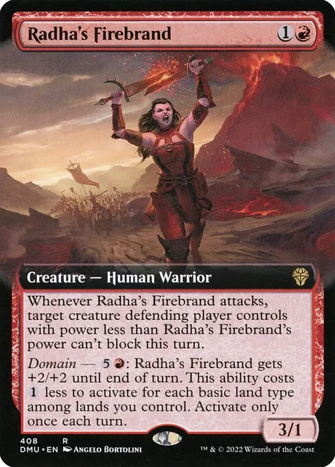Radha's Firebrand · Dominaria United 408/453