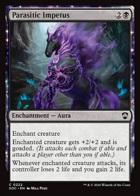 Parasitic Impetus · Secrets of Strixhaven Commander 222/426