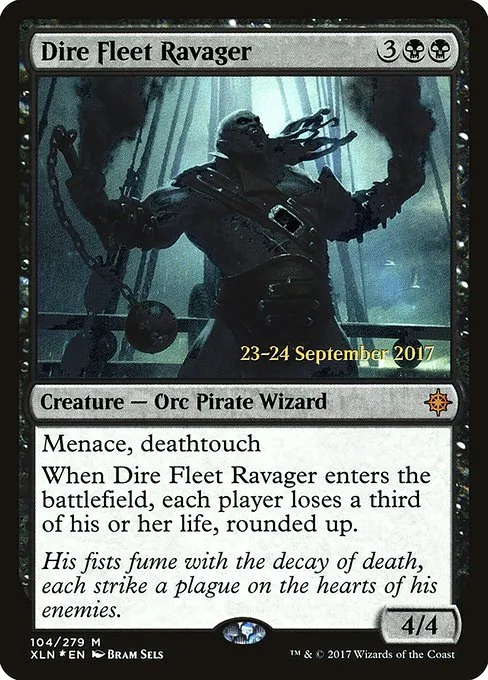 Dire Fleet Ravager · Ixalan Promos 104s/120
