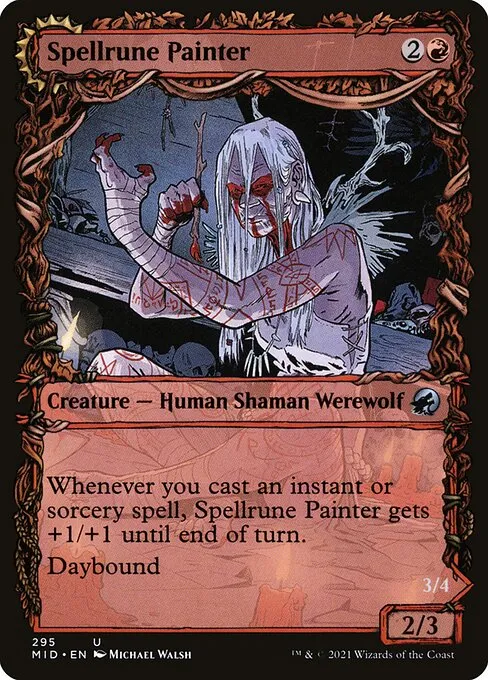 Spellrune Painter // Spellrune Howler · Innistrad: Midnight Hunt 295/399