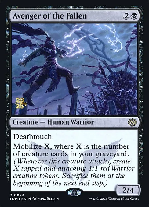 Avenger of the Fallen · Tarkir: Dragonstorm Promos 73s/160