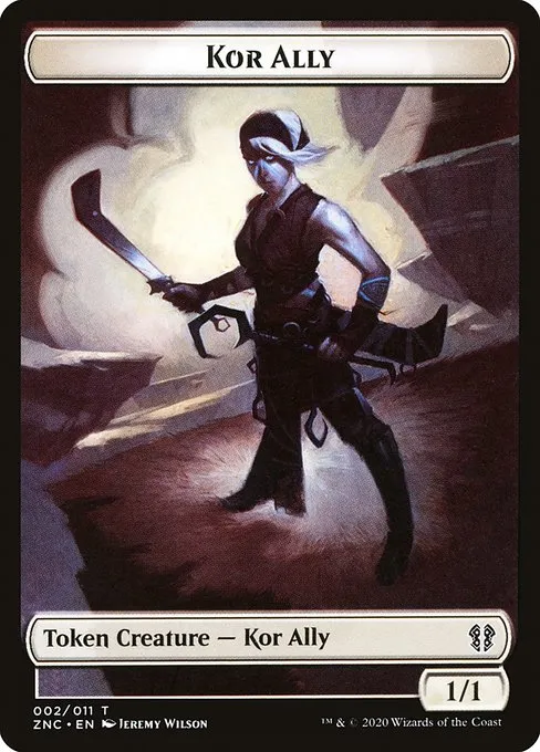 Kor Ally · Zendikar Rising Commander Tokens 2/11