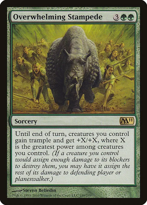 Overwhelming Stampede · Magic 2011 189/249