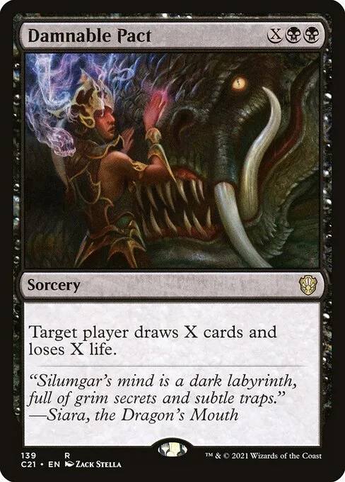 Damnable Pact · Commander 2021 139/409