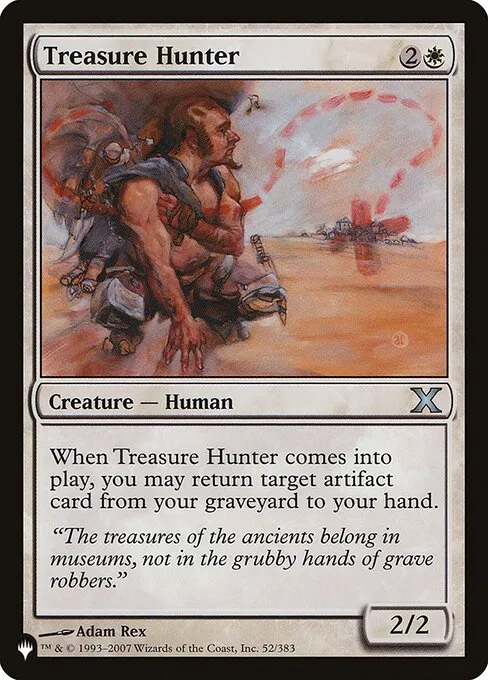 Treasure Hunter · The List 10E-52/5050