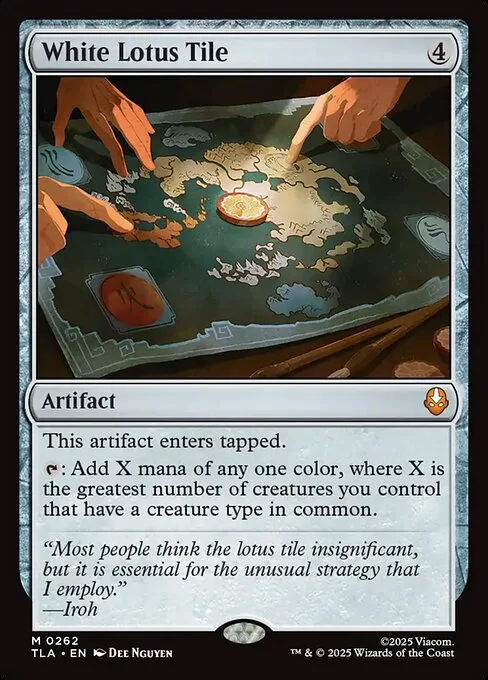 White Lotus Tile · Avatar: The Last Airbender 262/394