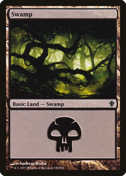 Swamp · Commander 2013 348/356
