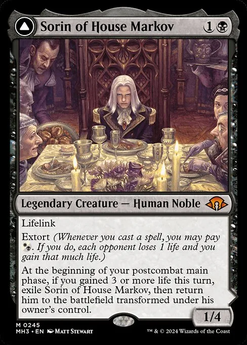 Sorin of House Markov // Sorin, Ravenous Neonate · Modern Horizons 3 245/528