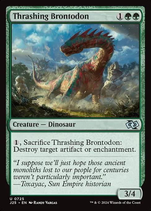 Thrashing Brontodon · Foundations Jumpstart 725/779