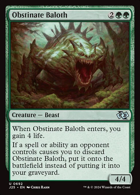Obstinate Baloth · Foundations Jumpstart 692/779