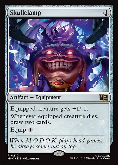 Skullclamp · Marvel Super Heroes Commander 210/9