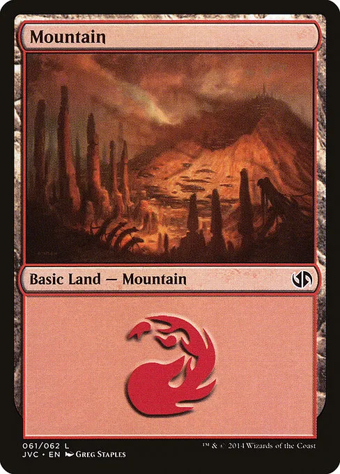Mountain · Duel Decks Anthology: Jace vs. Chandra 61/62