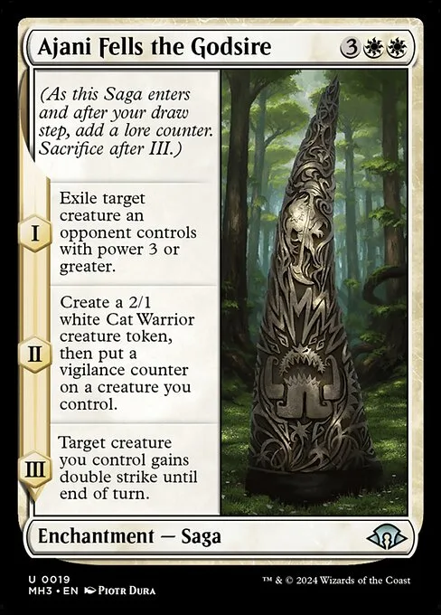 Ajani Fells the Godsire · Modern Horizons 3 19/528