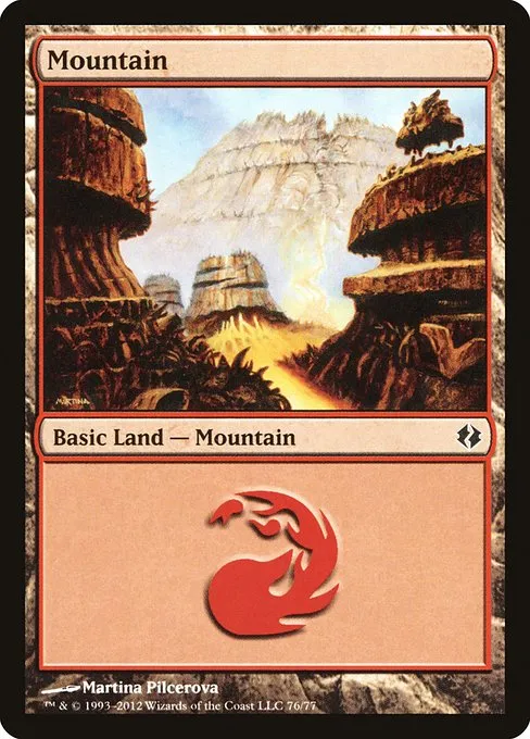Mountain · Duel Decks: Venser vs. Koth 76/77