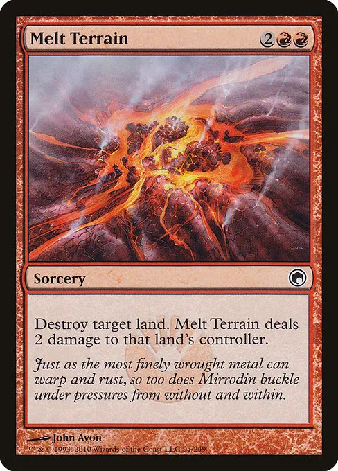 Melt Terrain · Scars of Mirrodin 97/249