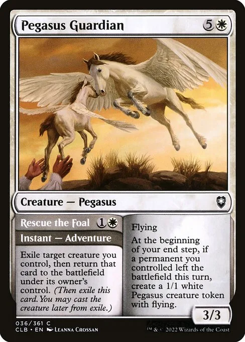 Pegasus Guardian // Rescue the Foal · Commander Legends: Battle for Baldur's Gate 36/936