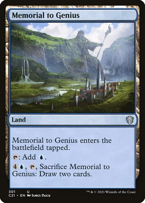 Memorial to Genius · Commander 2021 301/409