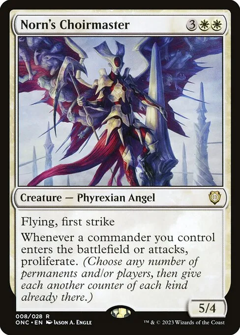 Norn's Choirmaster · Phyrexia: All Will Be One Commander 8/174
