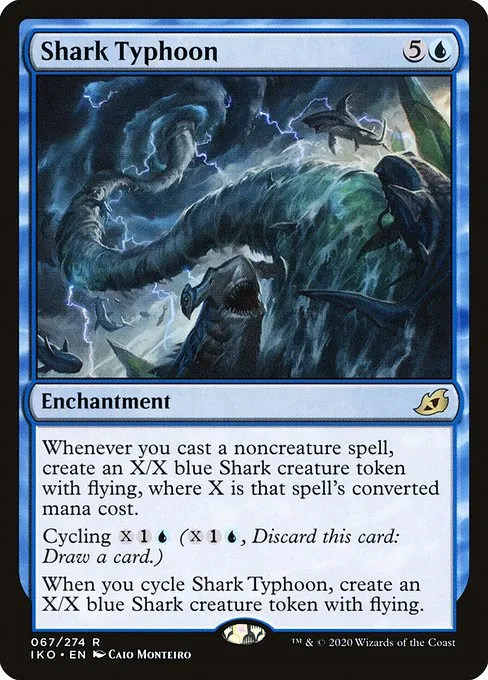 Shark Typhoon · Ikoria: Lair of Behemoths 67/390