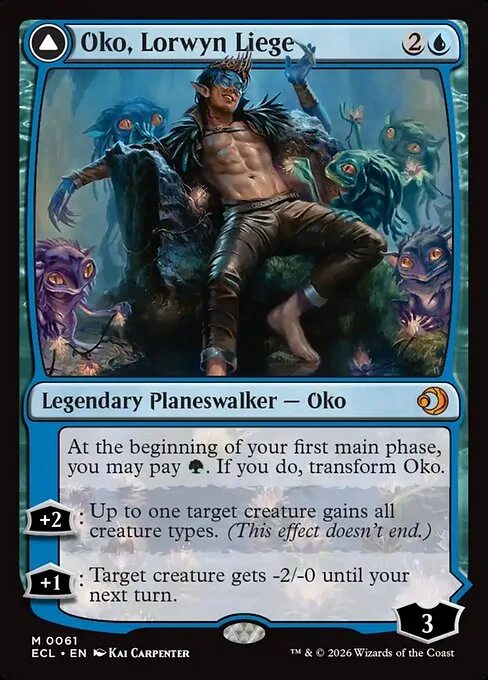 Oko, Lorwyn Liege // Oko, Shadowmoor Scion · Lorwyn Eclipsed 61/408