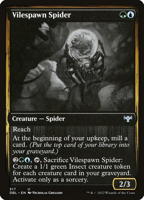 Vilespawn Spider · Innistrad: Double Feature 517/535