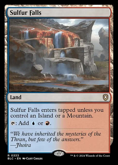 Sulfur Falls · Bloomburrow Commander 333/356