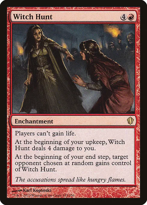 Witch Hunt · Commander 2013 133/356