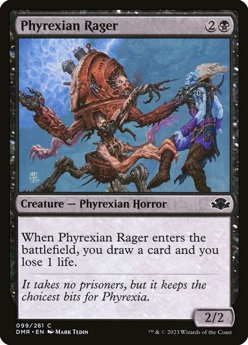 Phyrexian Rager · Dominaria Remastered 99/457