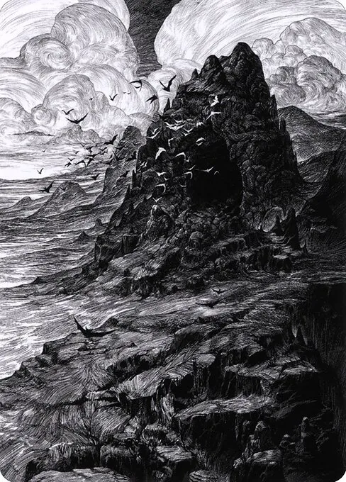 Mountain // Mountain · Crimson Vow Art Series 80/81