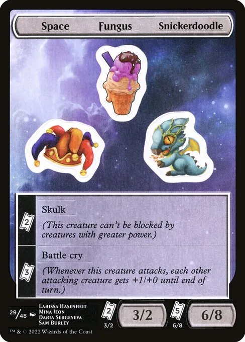Space Fungus Snickerdoodle · Unfinity Sticker Sheets 29/48