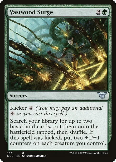 Vastwood Surge · Neon Dynasty Commander 133/179
