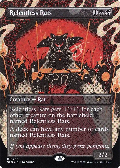 Relentless Rats · Secret Lair Drop 755/2547