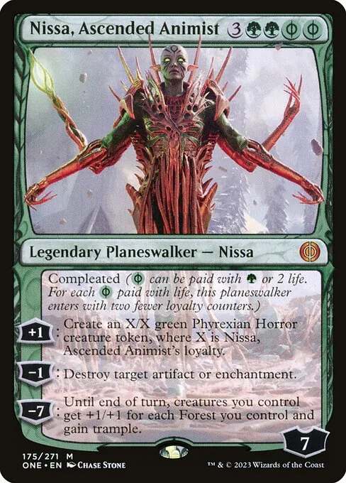 Nissa, Ascended Animist · Phyrexia: All Will Be One 175/479