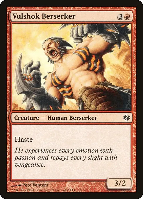 Vulshok Berserker · Duel Decks: Venser vs. Koth 53/77