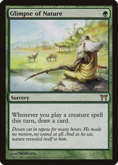 Glimpse of Nature · Champions of Kamigawa 210/307
