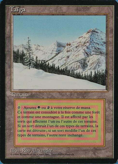 Taiga · Foreign Black Border 287/307