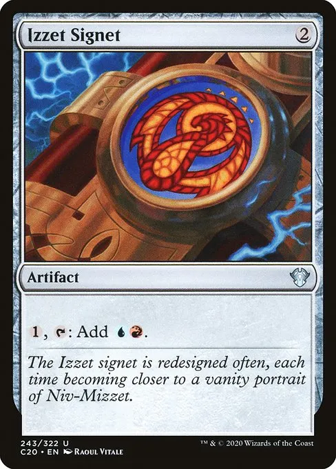 Izzet Signet · Commander 2020 243/322