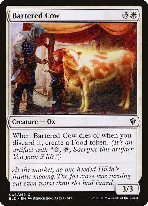 Bartered Cow · Throne of Eldraine 6/398