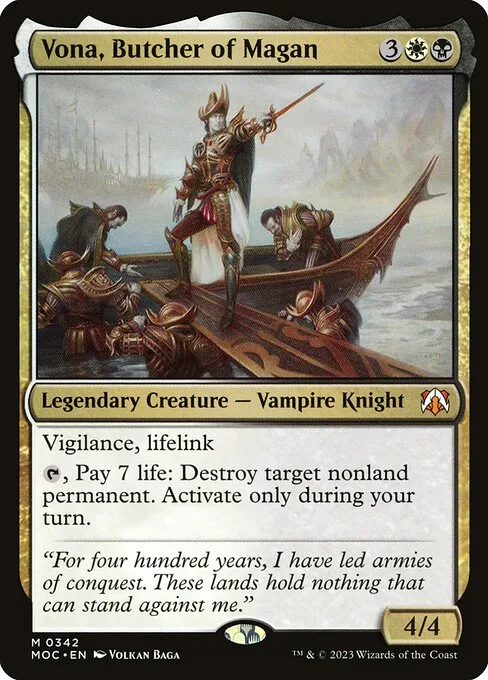 Vona, Butcher of Magan · March of the Machine Commander 342/450