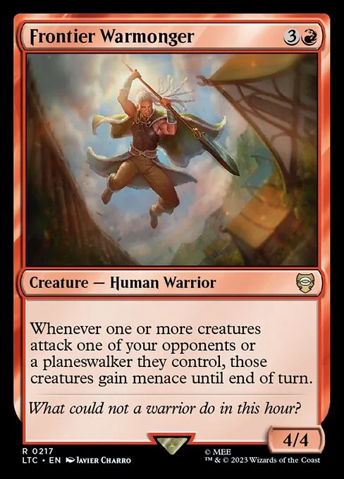 Frontier Warmonger · Tales of Middle-earth Commander 217/591