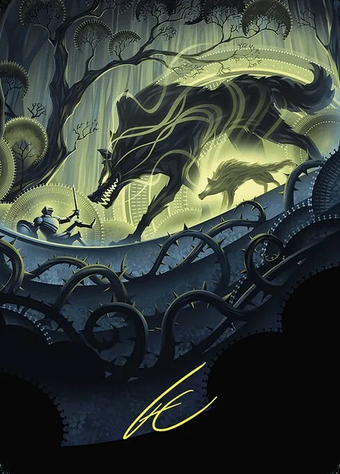 Unnatural Growth // Unnatural Growth · Wilds of Eldraine Art Series 75/81