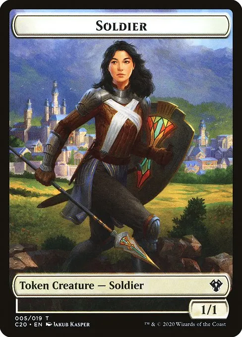 Soldier · Commander 2020 Tokens 5/20