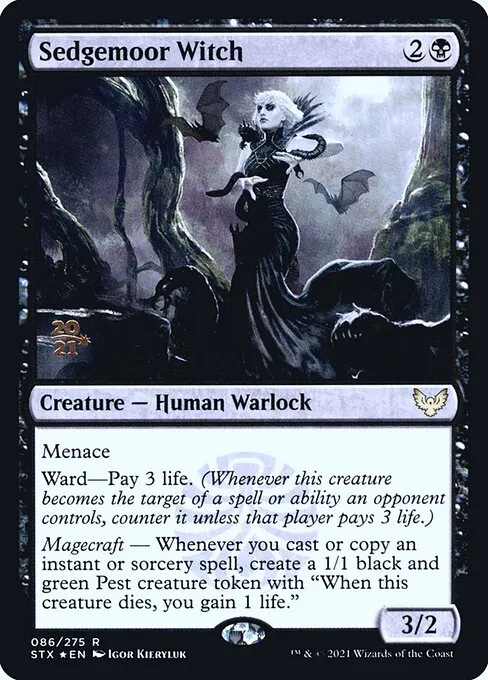 Sedgemoor Witch · Strixhaven: School of Mages Promos 86s/164