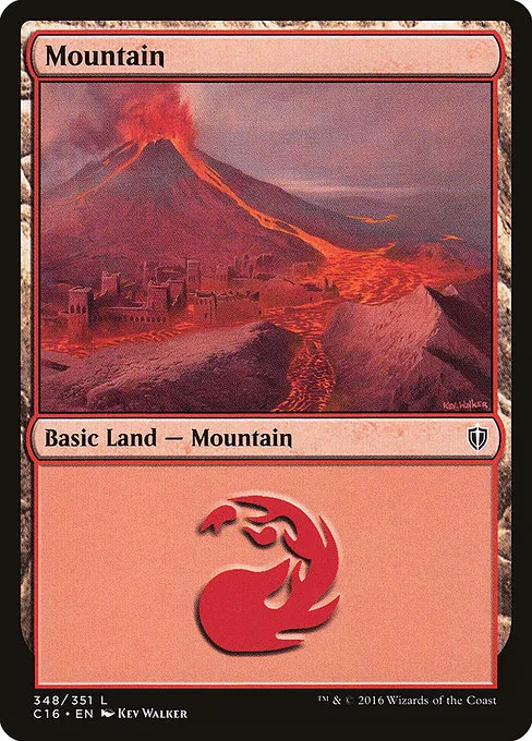 Mountain · Commander 2016 348/351
