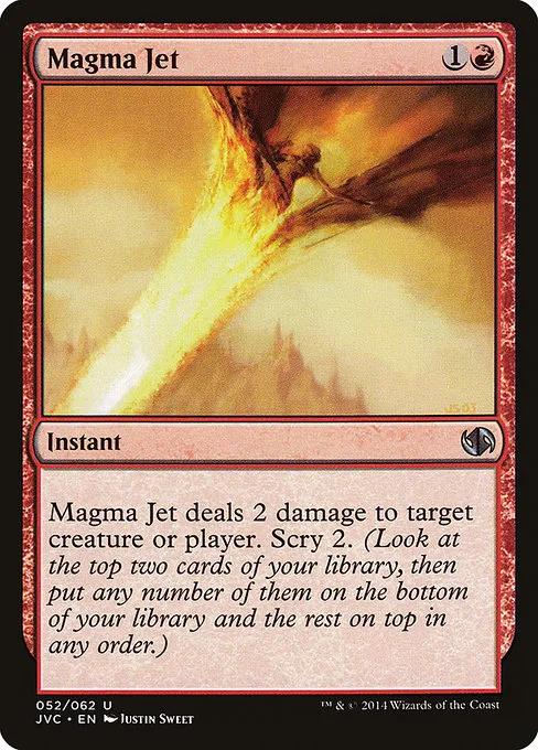 Magma Jet · Duel Decks Anthology: Jace vs. Chandra 52/62