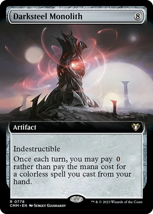 Darksteel Monolith · Commander Masters 778/1067