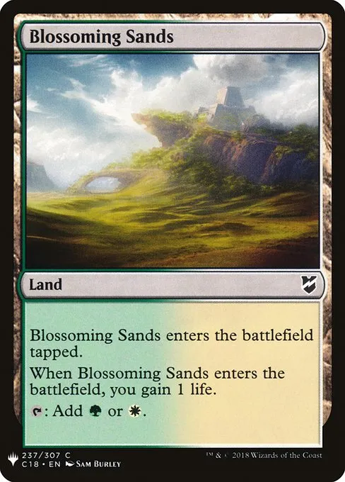 Blossoming Sands · The List C18-237/5050